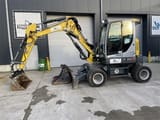 2023 Wacker Neuson EW65 wheel excavator, side profile view