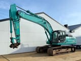 2015 Kobelco SK350LC-9 crawler excavator side view