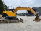 2015 Hyundai R125LCRD-9A crawler excavator side view