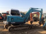 2024 Sunward SWE80E mini excavator, rear three-quarter view