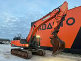 2017 Doosan DX340LC crawler excavator, side view