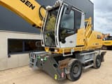 2022 Sennebogen 821M E material handler, front three-quarter view