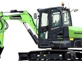 Eurotrac HE60-EV mini excavator, side view