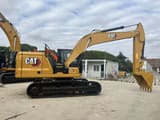 2024 Caterpillar 320GC crawler excavator, side view