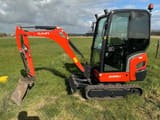 2021 Kubota KX019-4 mini excavator, side view