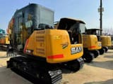 2024 Sany SY75C Pro mini excavator, rear three-quarter view