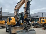 2023 Liebherr A916 LITRONIC G6.0-D wheel excavator, front three-quarter view