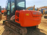 Hitachi ZX60 mini excavator, rear three-quarter view