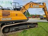 2022 CASE CX210E crawler excavator, rear three-quarter view