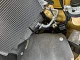 2023 Caterpillar 307E2 mini excavator engine compartment detail