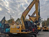 Caterpillar 312D2 GC crawler excavator, side view