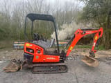 2022 Kubota KX015-4 mini excavator side view