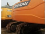 2020 Doosan DX500LC crawler excavator rear side view