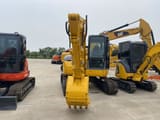 2022 Komatsu PC78US mini excavator, front view