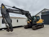 2009 Volvo EC240 CNL crawler excavator, side view