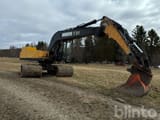 Lännen T21 crawler excavator, side view