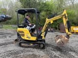 2019 Yanmar SV16 mini excavator side view