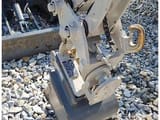 2021 Takeuchi TB216 mini excavator bucket and quick coupler detail
