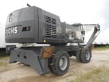 2000 Terex Fuchs MHL 380 material handler, rear three-quarter view