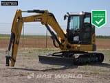 2025 XCMG XE55E mini excavator, side view