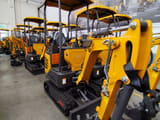 2025 Müller Machinery MB 12-SH mini excavator, front three-quarter view