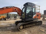 2015 Hitachi Zaxis 130 LCN crawler excavator, side view