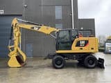 2016 Caterpillar M314F wheel excavator side view