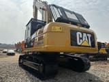 2023 Caterpillar 329D2L crawler excavator rear three-quarter view