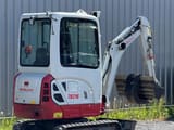 2020 Takeuchi TB216 mini excavator, rear three-quarter view