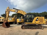2018 Caterpillar 320-07A crawler excavator, side view
