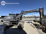 2012 Atlas 160W wheel excavator, side view