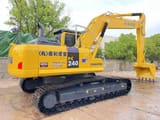 2022 Komatsu PC240 crawler excavator, rear three-quarter view