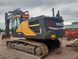 2020 Volvo EC300EL crawler excavator, rear three-quarter view
