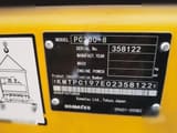 2020 Komatsu PC200-8 crawler excavator identification plate
