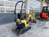 2020 Yanmar SV08 mini excavator, rear three-quarter view