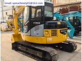 2019 Komatsu PC78US-6N0 mini excavator, rear three-quarter view