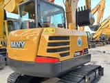 2021 Sany SY55C Pro crawler excavator, rear three-quarter view