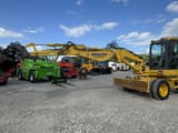 2009 Komatsu PW98MR-8 wheel excavator, side view