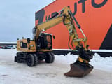 2017 Caterpillar M314F wheel excavator, side view