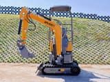 2025 APS KME10 mini excavator side view