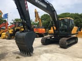 2026 Hyundai 205VS crawler excavator, front three-quarter view