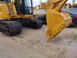 2010 Caterpillar 313C crawler excavator bucket and tracks view