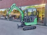 2025 Mole M20 mini excavator, side view