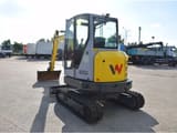 2021 Wacker Neuson EZ36 mini excavator, rear three-quarter view