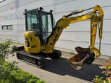 2017 Komatsu PC26MR-3 mini excavator, side view