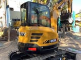 2024 Sany SY35U mini excavator, rear three-quarter view