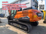 2026 Doosan DX225LC crawler excavator rear three-quarter view