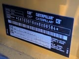 2023 Caterpillar 301.8 mini excavator identification plate