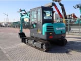 2026 Sunward SWE60E mini excavator, rear three-quarter view