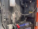 2025 Hitachi ZX55 mini excavator engine compartment view